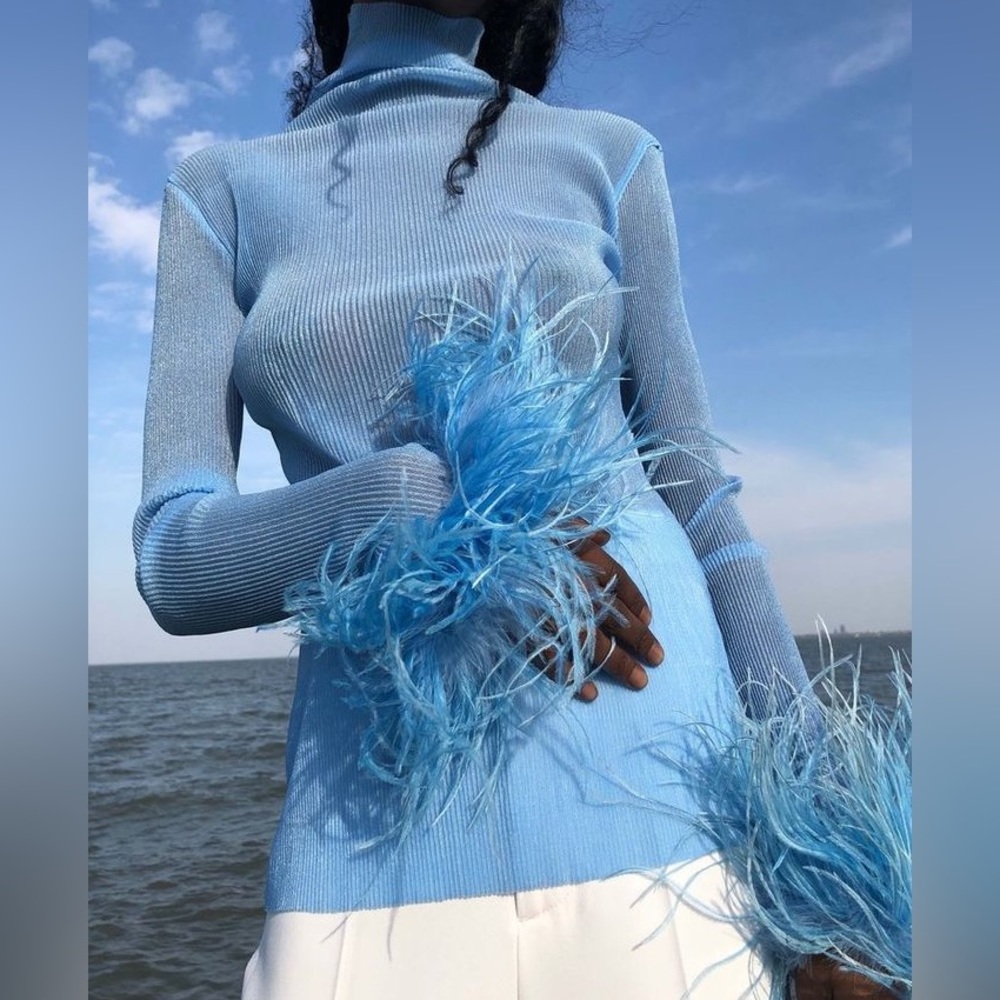 Lait De Coco Blue Maribou Breeze Top